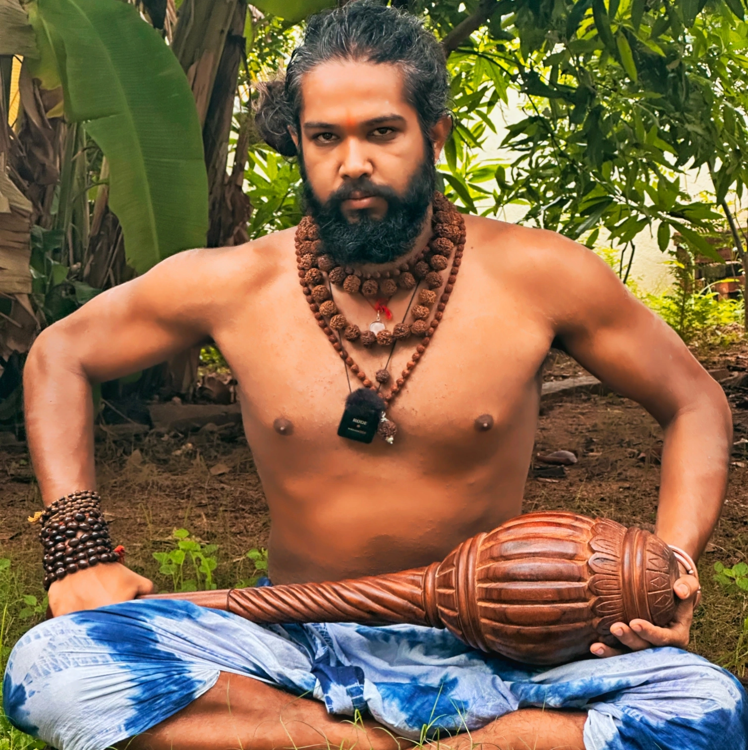 Kunal Pandit training with Gada 1